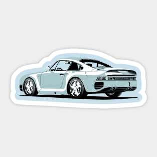Porsche 959 Forever Sticker
